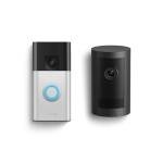 Ring Battery Doorbell with Ring Outdoor Cam Plus, Battery