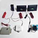 2-Wired key pad Video Intercom System with keypad,doorbell with monitor Dual 7'' Touch Screen, 1080P HD Camera, Passcodes Unlock, Night Vision, Tuya app, Waterproof, for Front Gate Apartment Home