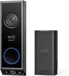 eufy Security Video Doorbell E340 (Battery Powered with Extra Backup) with Chime, Uninterrupted Use with Rechargeable Battery, Dual Cameras, 2K Full HD, No Monthly Fee