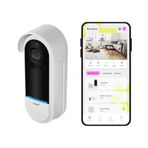 OMAJIN by Netatmo 2K Wireless Smart Video Doorbell Battery Operated with Bell Movement/Human Detection, IP65, Zone Detection, Two-Way Audio, OVD-01