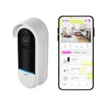 OMAJIN by Netatmo 2K Wireless Smart Video Doorbell Battery Operated with Bell Movement/Human Detection, IP65, Zone Detection, Two-Way Audio, OVD-01