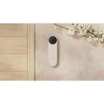 Google Nest Doorbell (Battery) - Linen (Renewed)