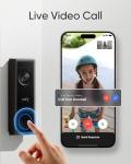 eufy Security Video Doorbell C31 with Add-on Chime, 2K FHD, Battery or Hardwire Powered, Easy to Install, Live Video Call, 24/7 Recording, Human & Motion Detection, HomeBase S380 Compatible