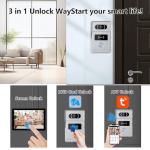 Xavhal Intercoms Wireless for Home, Video intercom System for Home,1080P doorbell Camera, Smart Video Doorbell with 10-inch Monitor, Video Intercom Two-Way Audio, Tuya App, Night Vision (Silvery)