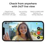 PGST 2K Wireless Video Doorbell Camera, No Monthly Fee, Head-to-Toe View, Night Vision，AI Motion Detection, Battery Powered, Easy Installation, 2.4GHz WiFi, IP65 Weatherproof