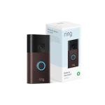 Ring Battery Doorbell, Solar, Head-to-Toe Video, Live View with Two-Way Talk, and Motion Detection & Alerts (2024 release), Satin Nickel