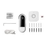 OMAJIN by Netatmo 2K Wireless Smart Video Doorbell Battery Operated with Bell Movement/Human Detection, IP65, Zone Detection, Two-Way Audio, OVD-01