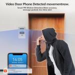 Xavhal Intercoms Wireless for Home, Video intercom System for Home,1080P doorbell Camera, Smart Video Doorbell with 10-inch Monitor, Video Intercom Two-Way Audio, Tuya App, Night Vision (Silvery)