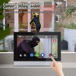 Swokely WiFi Video Intercom System, Video Doorbell Camera with Monitor Wireless,1080P IR & Night Vision Camera, 10 Inch Touch Screen Support TY APP, 2-Way Audio, Electronic Photo Frame, Waterproof