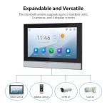 Swokely WiFi Video Intercom System, Video Doorbell Camera with Monitor Wireless,1080P IR & Night Vision Camera, 10 Inch Touch Screen Support TY APP, 2-Way Audio, Electronic Photo Frame, Waterproof