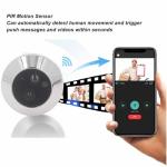 Yunir Door Peephole Camera, 4.3 Inch Two Way Intercom Noise Reduction Doorbell Camera, 1080P Night Vision Video Door Viewer with Motion Detection, 120° Wide Angle, 5000mAh