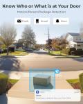 REOLINK 2K Video Doorbell PoE Camera with Chime, 3:4 Head-to-Toe View, 2-Way Talk, Person/Package Detection, Outdoor Waterproof, Smart Alerts, Supports NVR