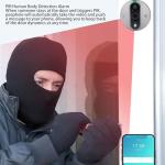 Zunate Video Doorbell - 5000mAh 30 Days of Standby Time, Smart Video Intercom System with 4.3 Inch 1080P LCD Monitor/Night Vision/Two Way Voice for Home Surveillance