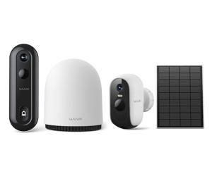 WUUK Battery Doorbell Camera and Outdoor Security Camera Bundle