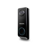 PHILIPS Dual Camera Video Doorbell Wireless, 2K with HDR, Security Camera, Wi-Fi Video Doorbell with Chime, No Monthly Fees, Compatible with Alexa & Google Assistant, Battery/Wired Powered