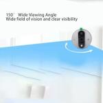 Zunate Video Doorbell - 5000mAh 30 Days of Standby Time, Smart Video Intercom System with 4.3 Inch 1080P LCD Monitor/Night Vision/Two Way Voice for Home Surveillance