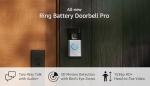Like-New Ring Battery Doorbell Pro (newest model), Two-Way Talk with Audio+, 3D Motion Detection, and 1536p HD+ Head-to-Toe Video