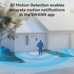 Swann Buddy4K UHD Wireless Video Doorbell & Chime | No Monthly Fee | Ultra-Wide 165° View | Smart Analytics | 2-Way Audio | Night Vision | Easy Installation | Indoor & Outdoor Surveillance | 4KBUDDY