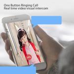 Zunate Video Doorbell - 5000mAh 30 Days of Standby Time, Smart Video Intercom System with 4.3 Inch 1080P LCD Monitor/Night Vision/Two Way Voice for Home Surveillance