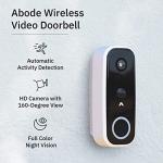 abode Wireless Video Doorbell Cam & Chime - All-in-One Weatherproof Wi-Fi Connected HD Camera with Push-Button Doorbell, 160-Degree View, Automatic Person Detection, Night Vision & 2-Way Voice