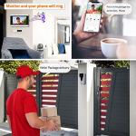 AMOCAM Wireless Video Doorbell Intercom with Monitor System, WiFi Video Intercom 1080P HD Metal Camera, 7 Inch Monitor with 32G Card Record, Tuya APP, 2-Way Audio, Unlock for Home Security System