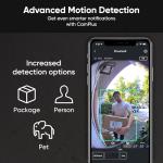 Wyze Wireless Video Doorbell Pro (Chime Included), 1440 HD Video, 1:1 Aspect Ratio: 1:1 Head-to-Toe View, 2-Way Audio, Night Vision