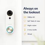 SimpliSafe Wired Doorbell,1080p - Compatible with SimpliSafe Home Security System - Latest Gen