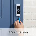 Like-New Ring Wired Doorbell Plus (Video Doorbell Pro) – Upgraded, with added security features and a sleek design (existing doorbell wiring required)