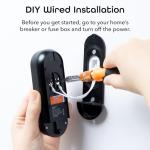 Geeni Smart Video Doorbell, 1080p HD, Motion Detection, Night Vision, Two-Way Audio, Weather-Resistant, Wired Installation, Alexa & Google Assistant Compatible, Wi-Fi Security Camera