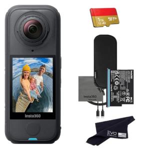 Insta360 X4 Air Standard Bundle | Lightest 8K 360 Waterproof Action Camera for Epic Adventures, Replaceable Lenses, for Action, Travel, Vlogging| Smooth, Easy-to-Edit Videos Anytime, Anywhere(1TB)