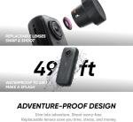 Insta360 X4 Air Standard Bundle | Lightest 8K 360 Waterproof Action Camera for Epic Adventures, Replaceable Lenses, for Action, Travel, Vlogging| Smooth, Easy-to-Edit Videos Anytime, Anywhere(1TB)