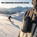 POV 4K Pro Waterproof Capture Camera, New Ultra Wide Angle Thumb Pocket Action Cam, Video Record Night Vision Waterproof with 128G Card for Motorcycle, Bike, Travel, Pet Walk (128G 4K White)