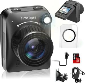 4K Time Lapse Camera Outdoor Construction Plant Weather Life, Manual Focus, IP66 Waterproof, 6 Month Battery Life, 32GB TF Card Included