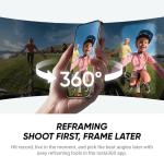 Insta360 X4 Air Standard Bundle | Lightest 8K 360 Waterproof Action Camera for Epic Adventures, Replaceable Lenses, for Action, Travel, Vlogging| Smooth, Easy-to-Edit Videos Anytime, Anywhere(1TB)