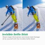 AKASO 360 Action Camera - 5.7K 360 Video with 1/2" 48MP Sensors, 72MP 360 Photo, 360-SuperSmooth, Invisible Selfie Stick, 360° Horizon Lock, AI Tracking Snow Adventure Combo with 256GB MicroSD Card