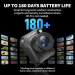 4K Time Lapse Camera Outdoor Construction Plant Weather Life, Manual Focus, IP66 Waterproof, 6 Month Battery Life, 32GB TF Card Included