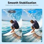 AKASO V50X Native 4K30fps WiFi Action Camera with EIS Touch Screen 4X Zoom 131 feet Waterproof Camera Support External Mic Remote Control with Helmet Accessories (with 256GB MicroSD Card)