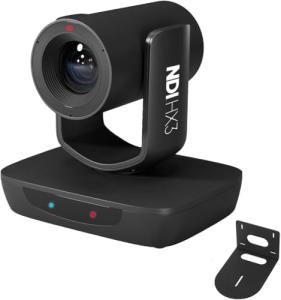 AVKANS AI Auto Tracking NDI HX3 PTZ Camera, 30X Zoom Live Streaming HDMI SDI PTZ for Church Worship and Live Event (Black 30X AI Tracking Camera)