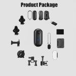 POV 4K Pro Waterproof Capture Camera, New Ultra Wide Angle Thumb Pocket Action Cam, Video Record Night Vision Waterproof with 128G Card for Motorcycle, Bike, Travel, Pet Walk (128G 4K White)