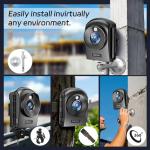 Dsoon Time Lapse Camera,1080p FHD Outdoor Construction Timelapse Camera, IP66 Waterproof,110° Wide Angle,Extral Standby for Monitor/Capture Building,Courtyard Progress,Climate,Garden (64GB TF Card)