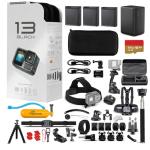 GoPro HERO13 Black Extended Power Bundle 5.3K60 Action Camera | Ideal for Adventure, Vlogging + 2 Extra Enduro Battery + Dual-Battery Charger Hub + Carry Case + 50-in-1 Accessory Kit