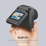 4K Time Lapse Camera Outdoor Construction Plant Weather Life, Manual Focus, IP66 Waterproof, 6 Month Battery Life, 32GB TF Card Included