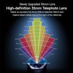 RunCam ScopeCam 2S Airsoft Action Camera, 210min Battery Life, Pre-Recording, Wi-Fi App Control, IP64 Metal Housing for Airsoft, Sports, Wildlife, Outdoor Filming (Long Range Zoom Camera (35mm))