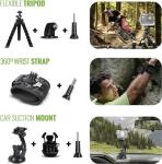 GoPro MAX 2 8K 360 Action Camera (MAX2) - Swappable Replaceable Lenses | HyperSmooth Stabilization | Waterproof 5m | POV Mode for Travel & Vlogging with 50 Piece Accessory Kit + 64GB Card + More