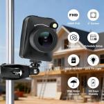 Time Lapse Camera, Rechargeable Outdoor Timelapse Camera, Up to 180 Days Standby Battery, IP66 Water-Resistant, for Construction, Weather, Plant Growth, Vlog Recording, 32GB SD Card Included