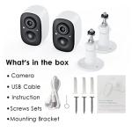 GMK Wireless Outdoor Security Cameras 1080P Night Vision