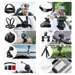 AKASO Brave 4 Action Camera with 64GB Card and 60 in 1 Action Camera Accessories Bundle Kit