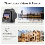 Time Lapse Camera, Rechargeable Outdoor Timelapse Camera, Up to 180 Days Standby Battery, IP66 Water-Resistant, for Construction, Weather, Plant Growth, Vlog Recording, 32GB SD Card Included