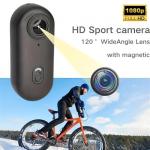 MGSTN Mini 120° 4k Camera for Recording, HD 1080p/4k Mini POV Pro Body Camera, Wearable Adventure Action Body Cam with Audio Video, Thumb Sports Cameras, for Vlogging Cycling Diving (Black, 4K)