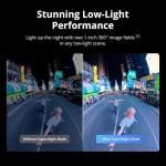 DJI Osmo 360 Standard Combo - Waterproof 8K 360° Action Camera with 1-Inch Sensor, 128GB Built-in Storage, 100-Min 8K Recording, 4K/120fps & 170° Wide-Angle Video, Invisible Selfie Stick Effect